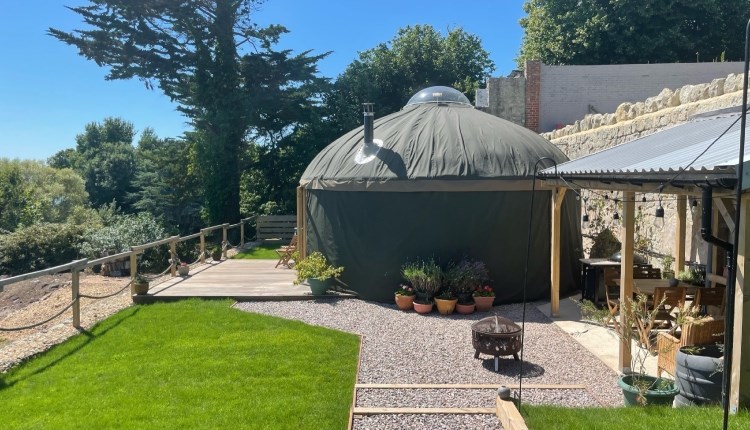 Isle of Wight, Accommodation, Self Catering, Unique, Yurt, Glamping, Exterior Image, Puckaster Cove Glamping
