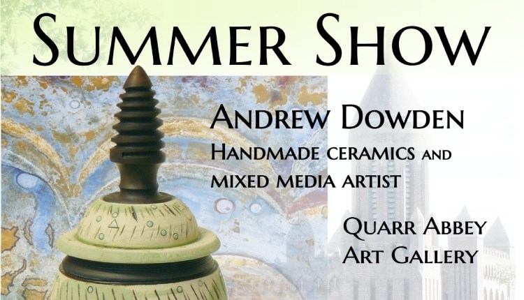 Isle of Wight, Things to do, Quarr Abbey, Art Exhibition, Andrew Dowden, Handmade Ceramics