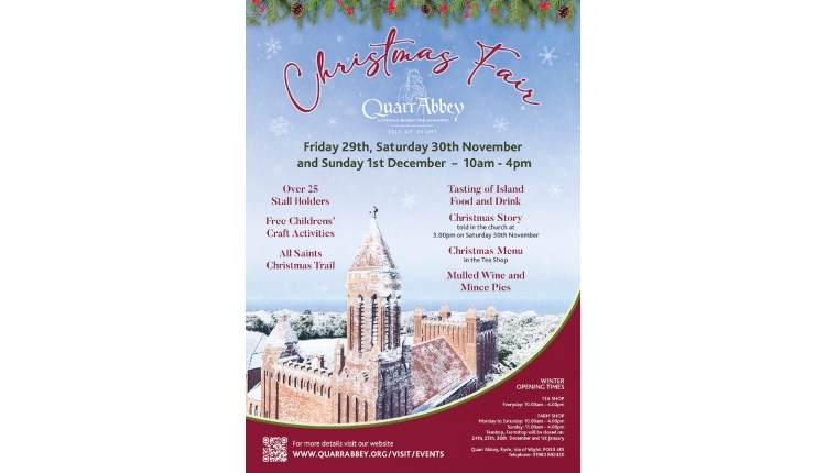Isle of Wight, Things to do, Christmas Fair, Quarr Abbey, Ryde