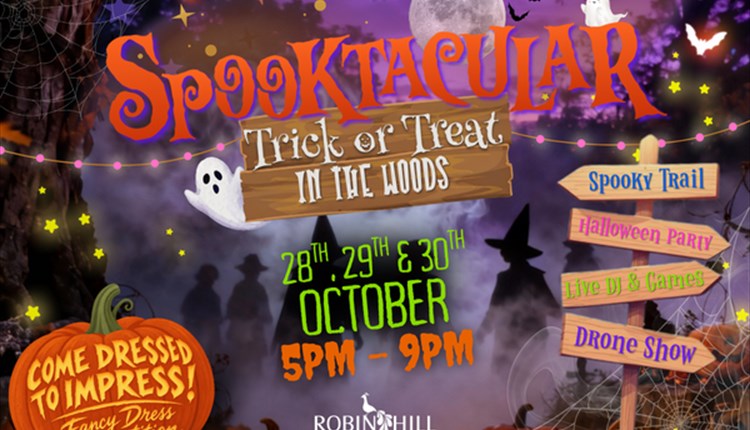 Halloween event at Robin Hill, Isle of Wight, family friendly, October half term