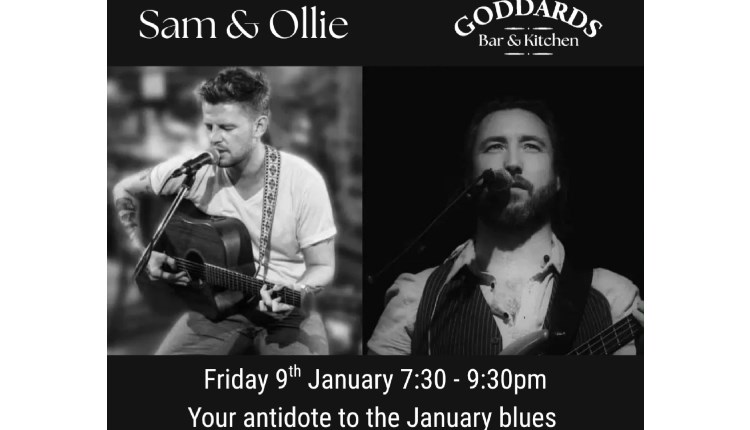 Isle of Wight, things to do, Live music, Goddards Bar and Kitchen, Sam and Ollie