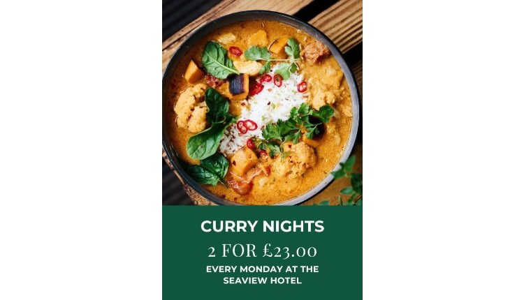 Isle of Wight, food and drink, curry night, seaview hotel,