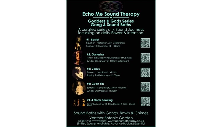 Isle of Wight, Things to do, Health and Wellbeing, Echo Me Sound Therapy, Ventnor Botanics