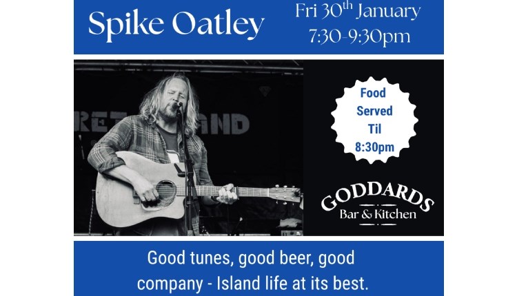 Isle of Wight, things to do, Live music, Goddards Bar and Kitchen, Spike Oatley
