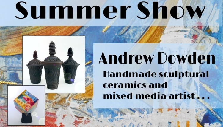 Isle of Wight, Things to do, Sculptural ceramics and mixed media artist Andrew Dowden, Exhibition, Quarr Abbey.