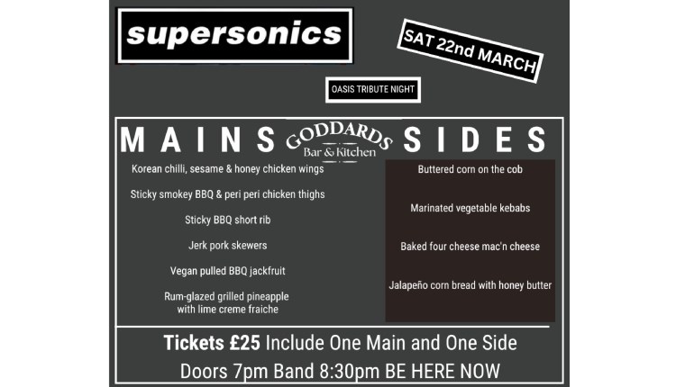 Isle of Wight, Things to do, Events, Supersonics, Oasis tribute at Goddards Brewery