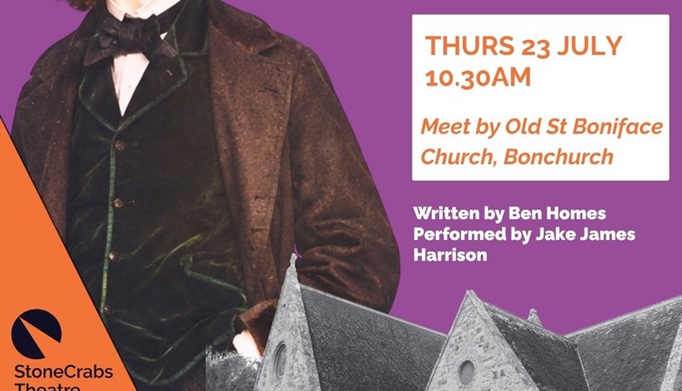 Swinburne in Bonchurch, immersive theatre experience, Isle of Wight, performing arts
