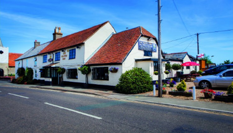 Outside view of The Pointer Inn, Newchurch, local produce, let's buy local