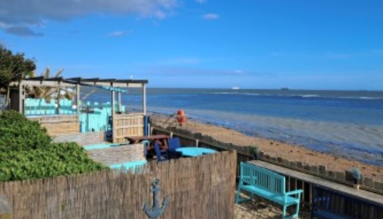 Isle of Wight, Eating Out, Bembridge, The Beach Hut, Outside Seafood Kitchen and Bar