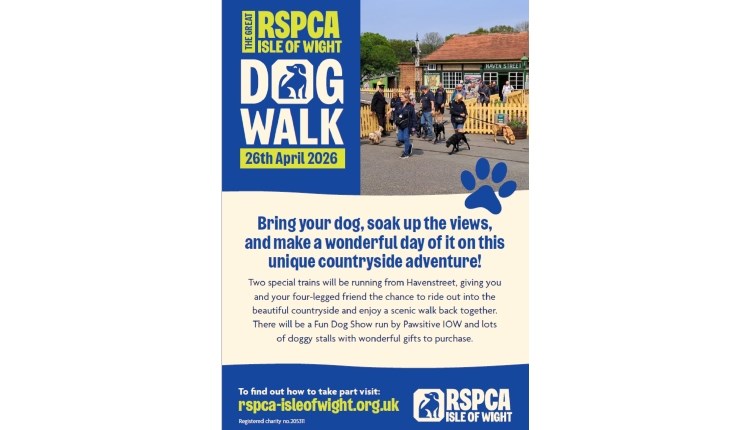 Isle of Wight, Things to do, Dog Walk at Isle of Wight Steam Railway