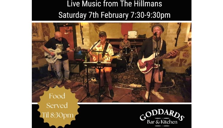 Isle of Wight, things to do, Live music, Goddards Bar and Kitchen, The Hillmans