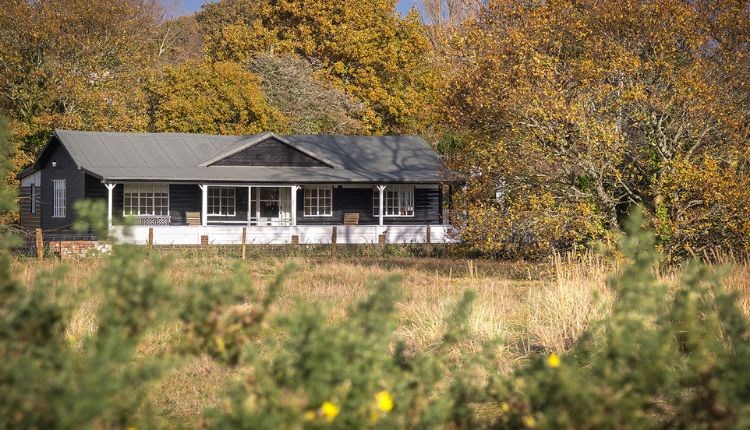 Outside view of The Old Club House, Isle of Wight, Self Catering, National Trust - image credit: Mike Henton