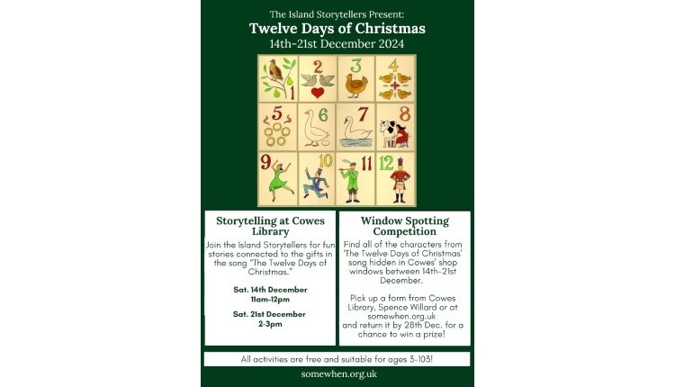 Isle of Wight, Things to do, Storytelling, Twelve Days of Christmas