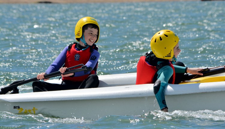 Isle of Wight, things to do, UKSA, having fun in a sailing dingy
