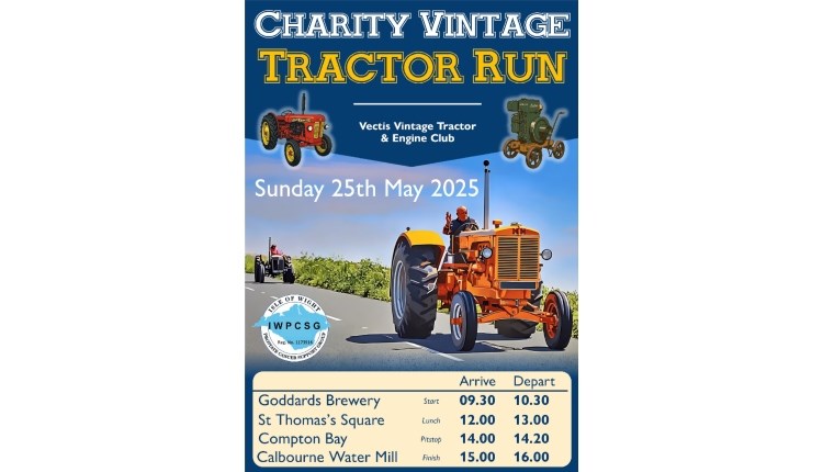Isle of Wight, Things to do, Vintage Tractor Run, Starting from Goddards Brewery, Branstone.