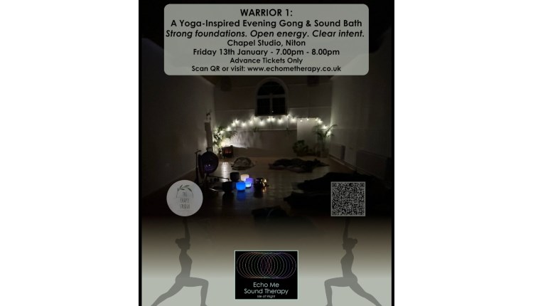 Isle of Wight, Health and Wellbeing, Gong and Sound Bath, Niton