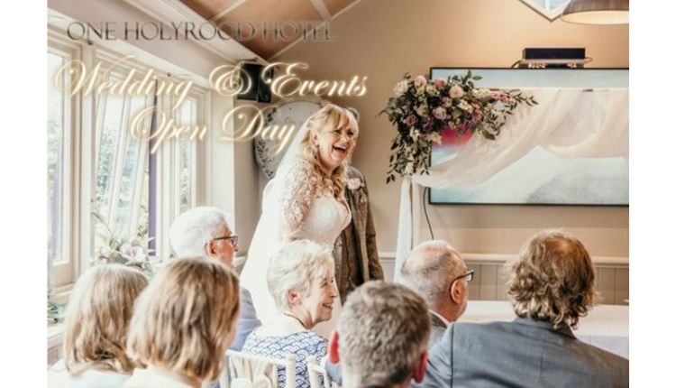 Wedding and Event Open Day poster at One Holyrood Hotel, Isle of Wight, event, what's on