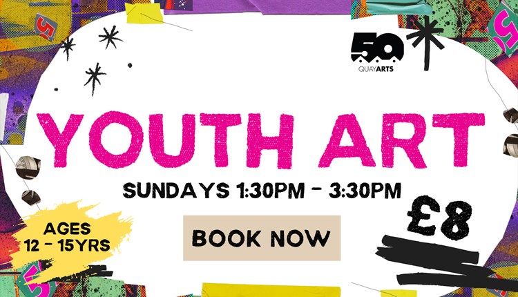 Youth art sessions at quay arts, Isle of Wight, arts and crafts, things to do