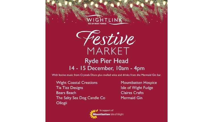 Isle of Wight, Things to do, Christmas, Market, Wightlink Ryde Pier Head.