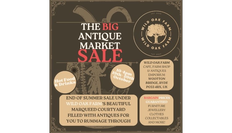 Isle of Wight, things to do, Antique market, Wild Oak Farm,