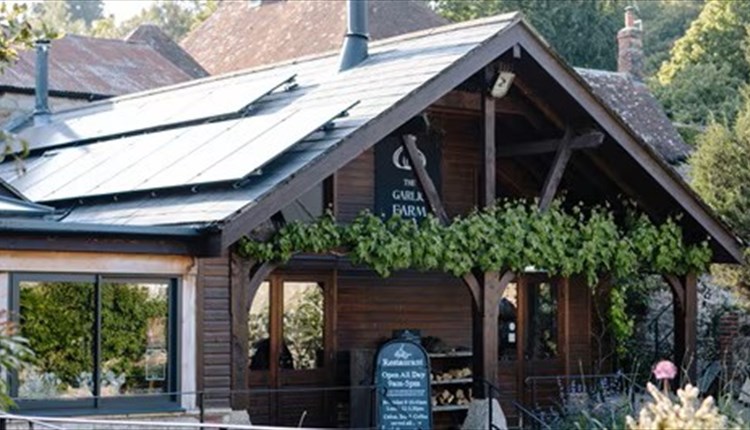 Afternoon tea at the garlic farm, Isle of Wight. places to eat, local produce