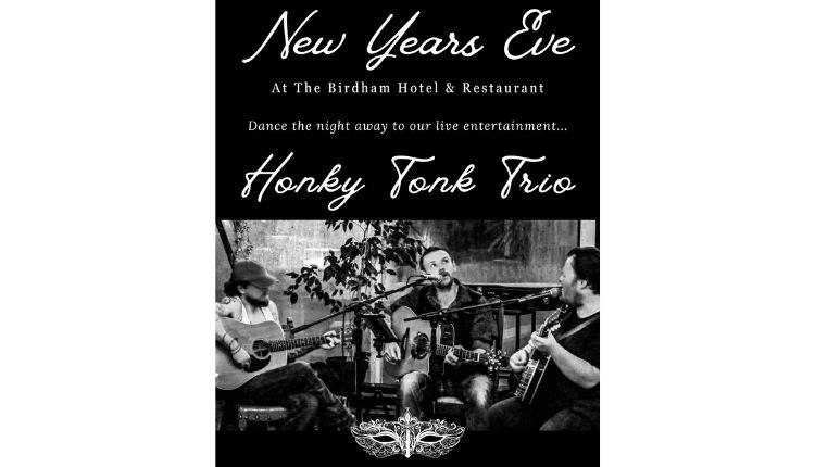 New Year's Eve poster at The Birdham, party, food, live music, what's on, event, Isle of Wight