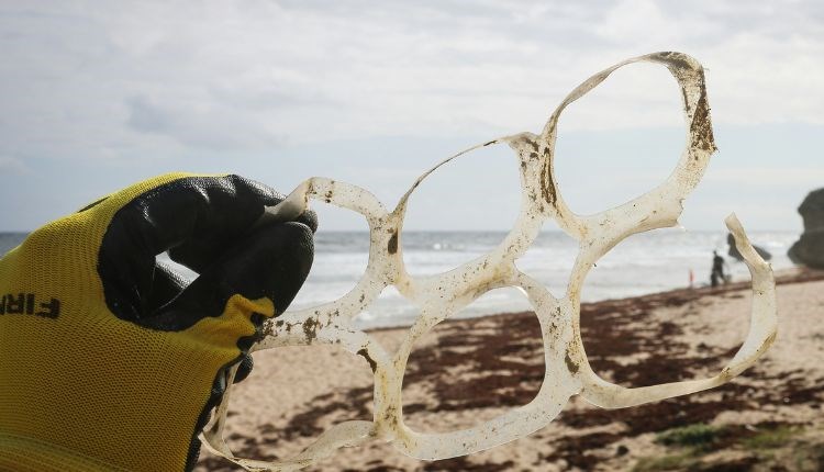 Rubbish found on a beach, beach clean event in St Helens, Parkdean Resorts, Isle of Wight, what's on, event