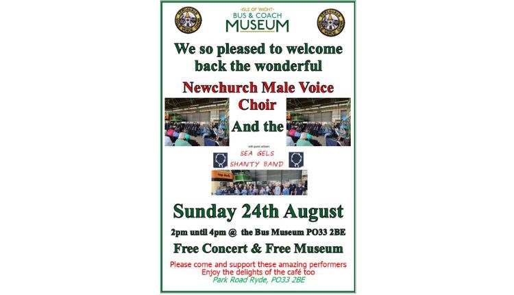 Bus Museum Welcomes Newchurch Male Voice Choir