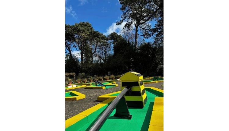 Crazy golf at Rylstone Gardens, things to do, family friendly, Isle of Wight, Shanklin