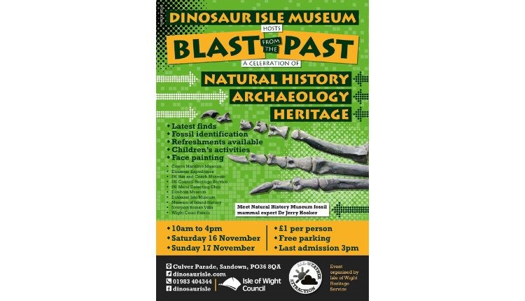 Blast from the Past event at Dinosaur Isle in Sandown, Isle of Wight, children's event, fossils