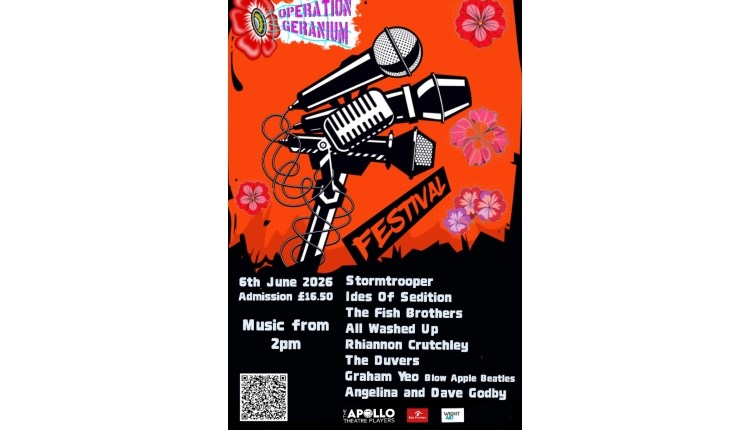visit isle of wight, things to do, poster for music festival