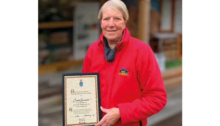 visit isle of wight, things to do, writer with her book for brickmaking