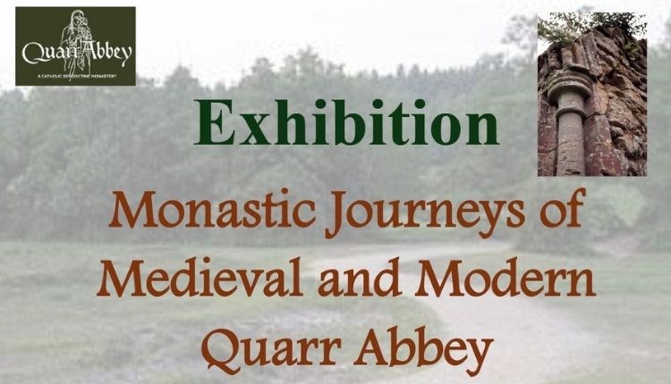 Quarr Abbey exhibition poster, history, heritage, Isle of Wight