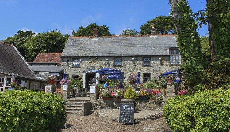 Outside view of The Buddle Smuggler's Inn, Niton, local produce, let's buy local
