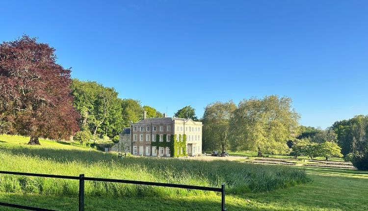 View of Gatcombe House within the grounds, Isle of Wight, attraction, guided tour, walking