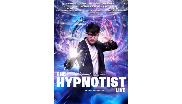 Hypnotist poster, Ventnor Fringe festival, Isle of Wight, live show