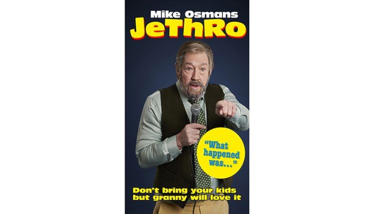 JeThRo tour poster with photo of Mike Osman, comedy, Shanklin Theatre, Isle of Wight, what's on, event