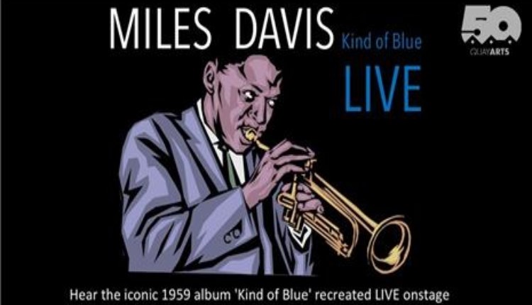Isle of Wight, Things to do, Quay Arts, poster for Miles Davis jazz event with image of trumpet player