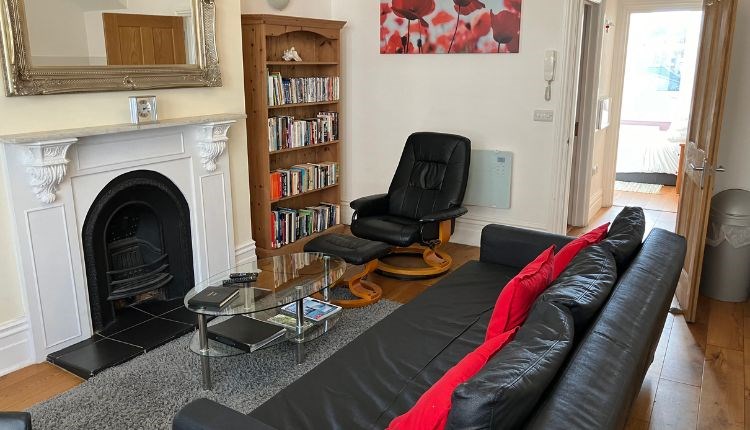 Living room at High Street Suites 3 apartment, Ventnor, Isle of Wight, Self Catering