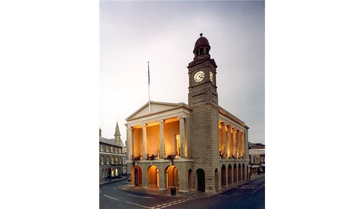 View of front outside of The Guildhall, Newport, Isle of Wight, what's on