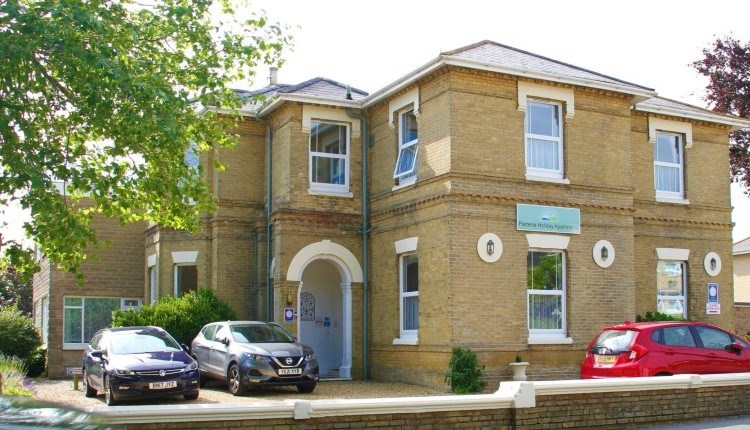 Outside view of Parterre Holiday Apartments, self-catering, Sandown