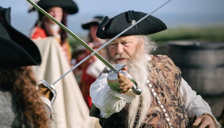 Pirates fighting, Carisbrooke Castle event, Isle of Wight, what's on, family event
