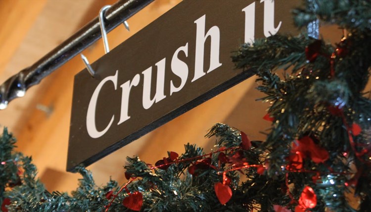 I love wight Christmas pop up at the garlic farm, festive events, local makers