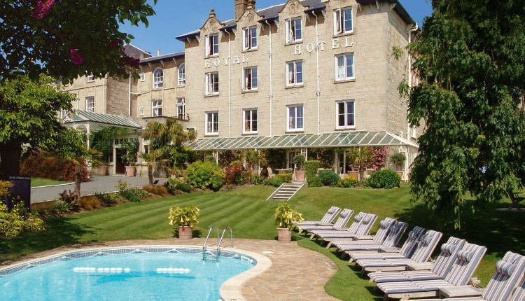 Swimming pool at The Royal Hotel, Ventnor, Isle of Wight Hotels