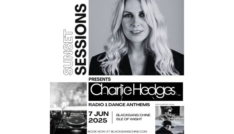 Sunset Sessions poster, Blackgang Chine, summer event, what's on, Isle of Wight