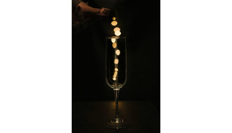 Champagne glass, Valentine's at The Fishbourne, food & drink, Isle of Wight