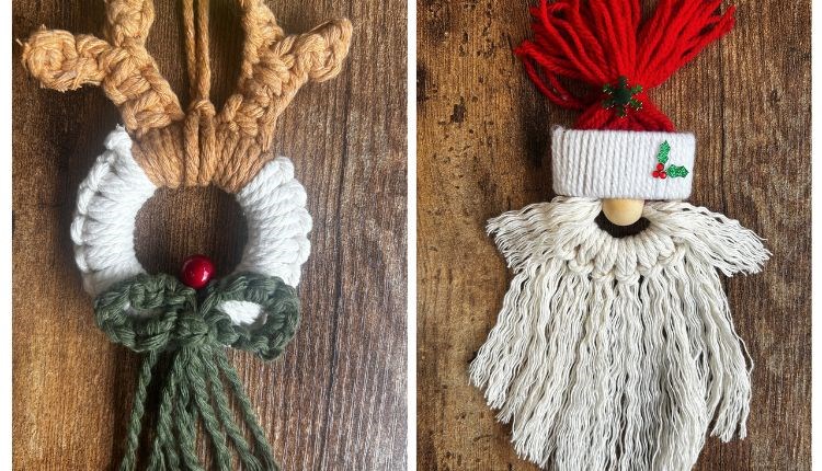 Reindeer & Gonk craft pieces at Island CraftWorks, Christmas workshops, Isle of Wight, what's on, event, family friendly event