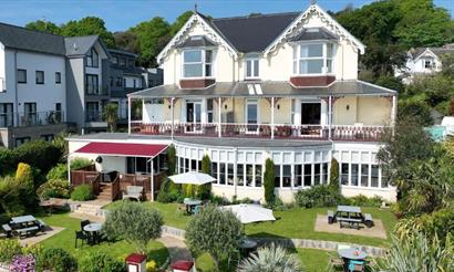 Outside view of The Clifton, B&B, Shanklin, Isle of Wight, Accommodation