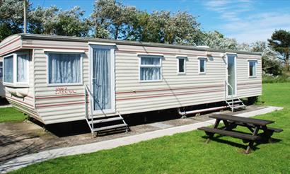 Caravan at Dinosaur Farm Holidays - Self-catering, Isle of Wight