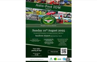 Isle of Wight, Things to do, Auto Fest IOW hosted by Isle of Wight Jaguar Enthusiasts Club, Sandown Airport